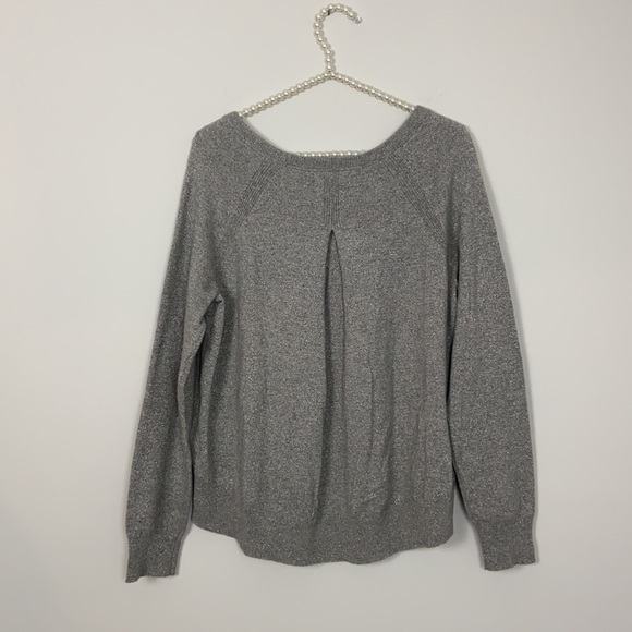 Banana Republic silver sparkle Sweater Size M - Picture 7 of 7